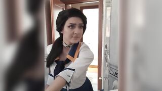 Hot Cosplay: Wipe It Down challenge - Elizabeth cosplay from Bioshock Infinite #2