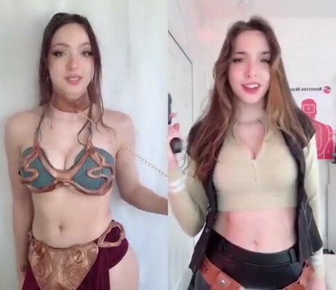 MissBriCosplay as Han Solo/slave Leia duet for May the Fourth Be With You