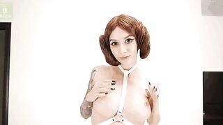 Cosplay Boobs: Princess Leia from Star Wars by Purple Bitch #3