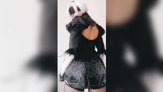 Hot Cosplay: 2b by me #2