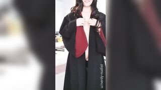 Nude Cosplay: Did you drink some felix felicis? Because you're about to get lucky ♥️♥️ Hermione Granger cosplay by me #2