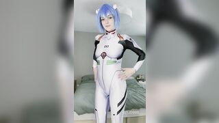 Nude Cosplay: Whoopsie! Rei Ayanami by Sweet Nymph #1