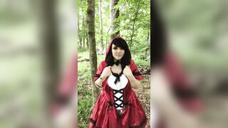 Nude Cosplay: Little red riding hood by gummyghost #4