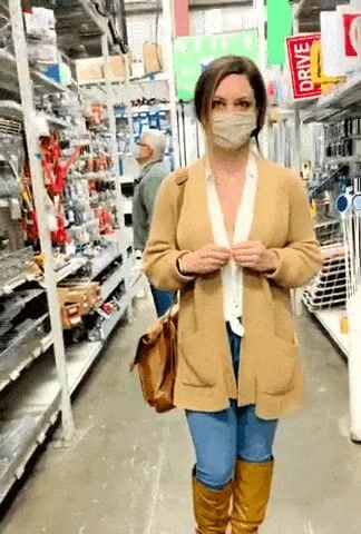 Flashing at the store