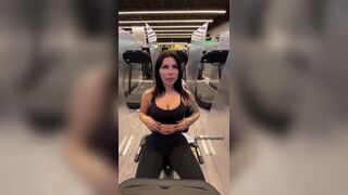 Is not the best idea flashing boobs in the gym where I go everyday #1