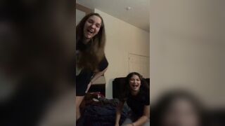 Pantsed her friend on TikTok