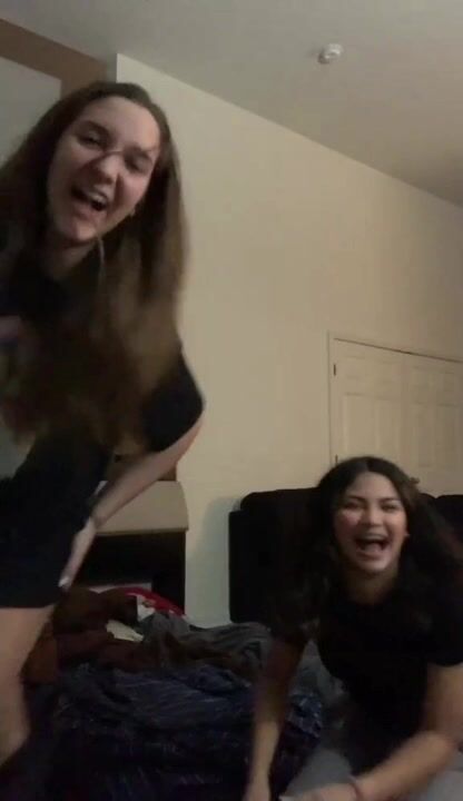 Pantsed her friend on TikTok